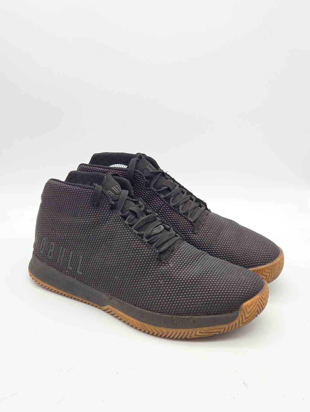 -- NOBULL Gum Mid Court Trainer Sneakers Black Women’s 10.5 / Men’s 9